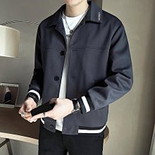 春季新款潮流男士防風外套 韓版時尚拉鍊口袋裝飾連帽外套 學院風寬鬆休閒夾克 百搭大尺碼外套 薄外套 短版風衣-潮男服飾 歷史價格詳細信息