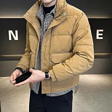 新款外套男 防風外套男 冬裝羽絨服男士潮牌連帽外套2023新款百搭情侶中長款加厚御寒棉衣 歷史價格詳細信息