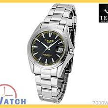 TELUX WATCH 瑞士自動上鍊eta2671機蕊酒桶型高級水藍珍珠貝立體阿拉伯數字面五珠女妝腕錶 歷史價格詳細信息