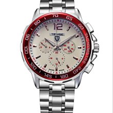 全新Tevise 特威斯 藍色自動機械水鬼錶 歷史價格詳細信息