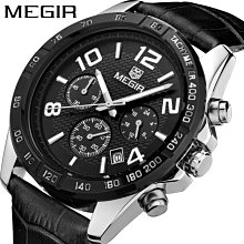 MEGIR男士運動機械機芯手表矽膠帶爆款夜光防水多功能8601 歷史價格詳細信息