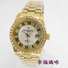 【幸福媽咪】Valentino Coupeau 范倫鐵諾 晶鑽時刻 時尚日期 金面 中金色 情人錶 F12171 歷史價格詳細信息