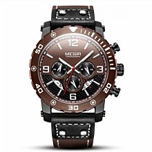 MEGIR男士運動機械機芯手表矽膠帶爆款夜光防水多功能8601 歷史價格詳細信息