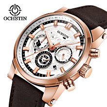 【潮裡潮氣】OCHSTIN奧古斯登多功能石英表矽膠錶帶運動夜光防水手錶GQ6103 歷史價格詳細信息