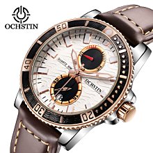 【潮裡潮氣】OCHSTIN奧古斯登多功能石英表矽膠錶帶運動夜光防水手錶GQ6103 歷史價格詳細信息