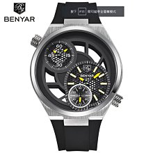 【潮裡潮氣】賓雅benyar男士手錶全自動機械錶鏤空底蓋真皮夜光時尚防水錶5183 歷史價格詳細信息