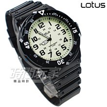 Lotus 日期顯示 Water Resistant CP值高 蓮花品牌 生活防水  Sport 男石英錶-手圍19公分 歷史價格詳細信息