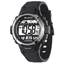 【JAGA 捷卡】電子運動錶 倒數計時 計時碼錶 鬧鈴 50米防水 橡膠手錶 黑色大錶徑大字幕 酷炫有型M1192 歷史價格詳細信息