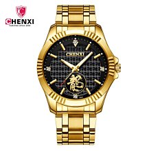 【潮鞋基地】防水石英表商務休閒鑲鑽夜光男錶雙日曆簡約女士鋼帶錶Q356 歷史價格詳細信息