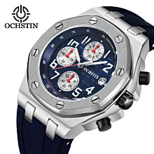 【潮裡潮氣】OCHSTIN奧古斯登多功能石英表矽膠錶帶運動夜光防水手錶GQ6103 歷史價格詳細信息
