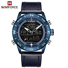【潮裡潮氣】NAVIFORCE領翔新款男士運動手錶日曆防水時尚皮帶石英表男錶9104 歷史價格詳細信息