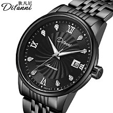 【潮裡潮氣】狄凡尼手錶爆款全自動非機械石英表時尚潮人夜光精鋼男士手錶6009A1 歷史價格詳細信息