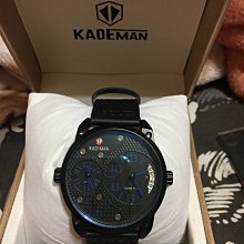 KADEMAN 原廠正品 瑞士潮牌 方形大錶盤 創意時間顯示設計款 日本機芯 簡約時尚型男石英腕錶【S & C】 歷史價格詳細信息