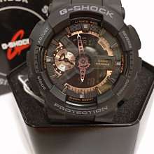 【CASIO】 G-SHOCK GA-110RG-1A 雙顯金屬色系列/霧黑x玫瑰金/51mm/黑金祭 歷史價格詳細信息