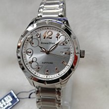 【Roven Dino羅梵迪諾】日期顯示 雙心晶鑽陶瓷腕錶 RD6088ALRG  現代鐘錶 歷史價格詳細信息
