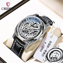 【潮裡潮氣】CHENXI爆款機械手錶鏤空全自動機械表男士手錶8848 歷史價格詳細信息