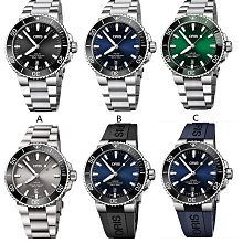 Oris Aquis 豪利時 時間之海 規格：錶徑45.5mm 不含龍頭 不銹鋼自動錶 歷史價格詳細信息