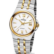 「官方授權」TITONI 梅花錶 女 空中霸王系列 典雅簡約皓石機械腕錶-29mm (23743S-581) 歷史價格詳細信息