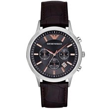 Emporio Armani 紳士時尚三眼計時腕錶(AR11306) 歷史價格詳細信息