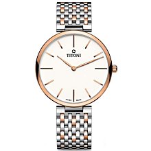 「官方授權」TITONI 梅花錶 女 空中霸王系列 典雅簡約皓石機械腕錶-29mm (23743S-581) 歷史價格詳細信息