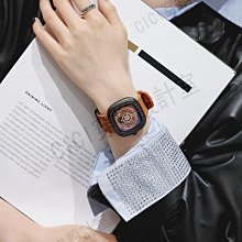 GUOU新款時尚大錶盤輕奢氣質女士手錶女休閒小眾矽膠帶女表8150 歷史價格詳細信息