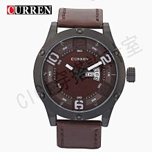 Curren/卡瑞恩8379男士手錶 防水石英皮帶表 商務男表 日曆手錶 歷史價格詳細信息