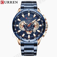 Curren 男士手錶原裝品牌頂級品質多功能計時矽膠錶帶時尚休閒商務運動石英防水 8442 X 歷史價格詳細信息