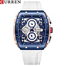 Curren 男士手錶時尚休閒軍用石英運動防水 8301X 歷史價格詳細信息