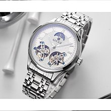 奇洛時手錶男士全自動機械錶瑞士防水中學生鏤空陀飛輪男錶潮 歷史價格詳細信息