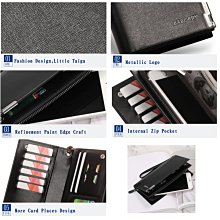 男生長夾 真皮長夾 17卡 拉鍊零錢 Bern伯恩系列-0103-11201-Crocodile鱷魚皮件 歷史價格詳細信息