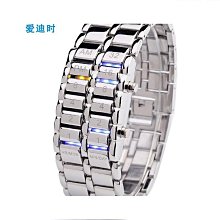 韓版LED簡約掛鍾客廳圓形時鐘靜音數字溫溼度電子鐘12寸掛鍾6620 歷史價格詳細信息