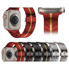 適用手錶錶帶iwatch6789代/ultra真皮錶帶復古油蠟皮方尾錶帶 歷史價格詳細信息