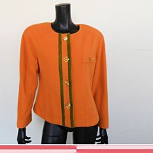 ☆貝殼的家☆古著亮橘色毛料長袖外套 價格比較,價格查詢,歷史價格詳細信息