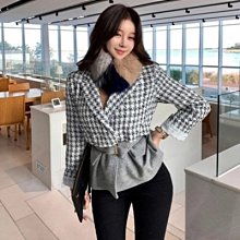 拼接格子西裝外套 女春秋2022秋裝新款上衣 設計感小眾修身復古西服 格子撞色上衣 拼接格子西裝 時尚百搭收腰顯瘦顯高外 歷史價格詳細信息