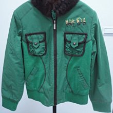 99元起標~拼接條紋假二件休閒風外套~SIZE:F 歷史價格詳細信息