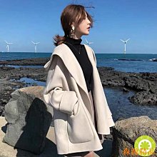 瑤瑤小鋪韓版Chic冬季百搭✯優質✯羊羔毛外套可愛甜美外套厚外套寬鬆外套毛料外套❈❈▪新款韓版獺兔毛皮草連帽加厚外套 歷史價格詳細信息