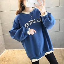 【現貨】圓領衛衣  簡約卡通印花衛衣 情侶外套 內刷毛大學t 百搭衣服 長袖上衣 男女可穿 歷史價格詳細信息