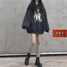 慵懶風 連帽外套 連帽衛衣女 新款 Oversize 開衫外套 拉鏈外套 韓版 蓋屁股 舒適休閒-餘登米女裝 歷史價格詳細信息