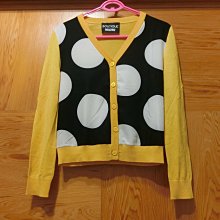 黃色圓點點透膚雪紡米白色短袖長版襯衫 點點米白色雪紡透膚襯衫 大尺碼上衣 大尺碼襯衫 二手女衣 二手女裝 原味衣櫃 歷史價格詳細信息