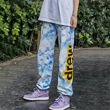 Drew House比伯同款復古水洗火焰字母印花短袖 男女情侶款夏季T恤-靚仔男裝 歷史價格詳細信息