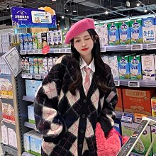 【發貨】慵懶風撞色圓領針織小外套上衣女2024時春秋設計感百搭軟糯毛衣外套女 歷史價格詳細信息