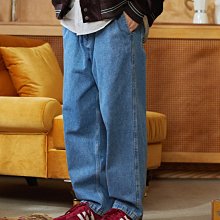【現貨可開發票】牛仔褲 丹寧褲 男生長褲 日系寬鬆闊腿牛仔褲 素色抽繩 直筒寬鬆 休閑百搭 歷史價格詳細信息