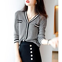 熱銷 新款格子小西裝雙排扣雙面羊絨大衣女韓版寬松復古厚毛呢外套 可開發票 歷史價格詳細信息