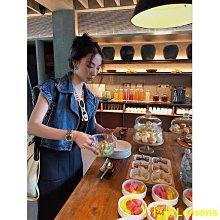 女童牛仔馬甲春秋外穿時髦洋派韓版中大童男童兒童春季背心外套 歷史價格詳細信息