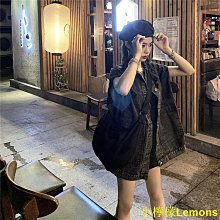 牛仔馬甲 牛仔背心女 牛仔馬甲外套女中長款2021新款春秋韓版寬松百搭無袖背心外穿馬夾 歷史價格詳細信息