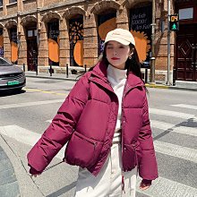 羽絨棉服女短款假兩件2021冬季新款學生面包服ins寬松大碼棉衣潮超夯 精品 歷史價格詳細信息