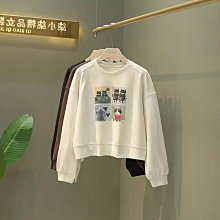 卡通印花加絨加厚插肩袖銀狐絨連帽衛衣女秋冬寬松洋氣休閑外套潮_佳美優品 歷史價格詳細信息