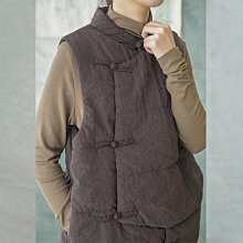 復古盤扣棉衣外套女秋冬2020短款休閒立領夾棉棉麻棉服長袖 歷史價格詳細信息