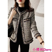 小櫻桃Cherry2023春秋薄外套小個子新款時尚女裝高腰短版緊身棒球服夾克上衣 歷史價格詳細信息