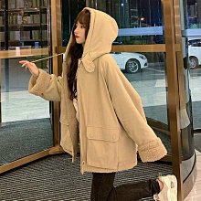 外套女潮秋冬季新款韓版學院風寬鬆加絨連帽長袖衛衣女裝流行女裝休閒服飾女性衣服上衣 歷史價格詳細信息